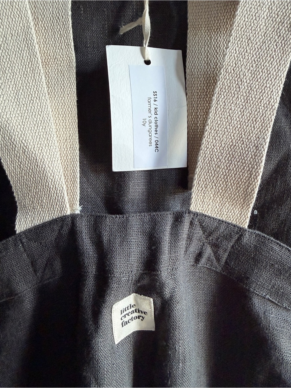 BNWT linen overalls Little Creative Factory size 10